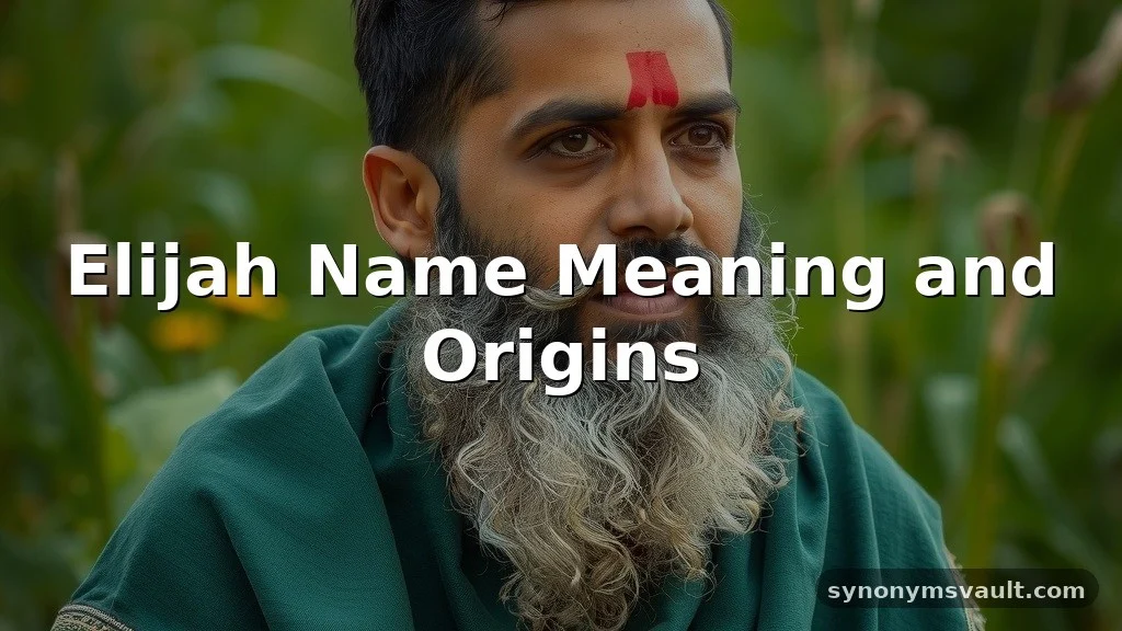elijah name meaning