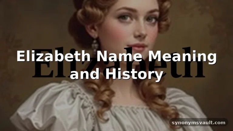 elizabeth name meaning