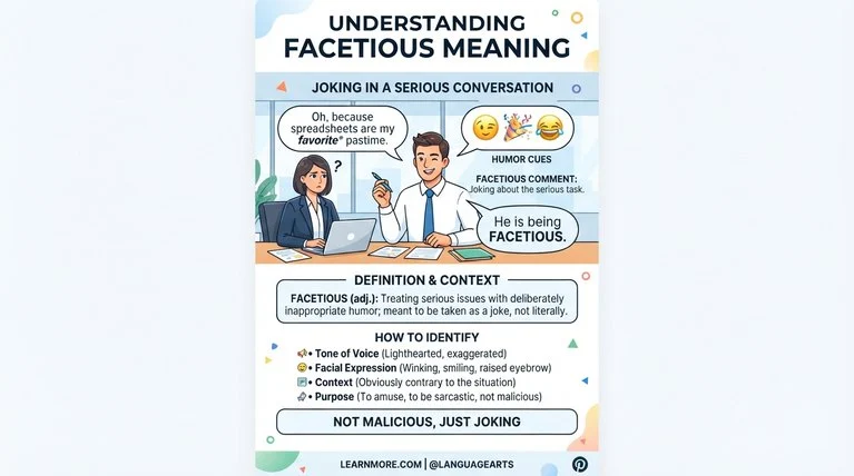 facetious meaning