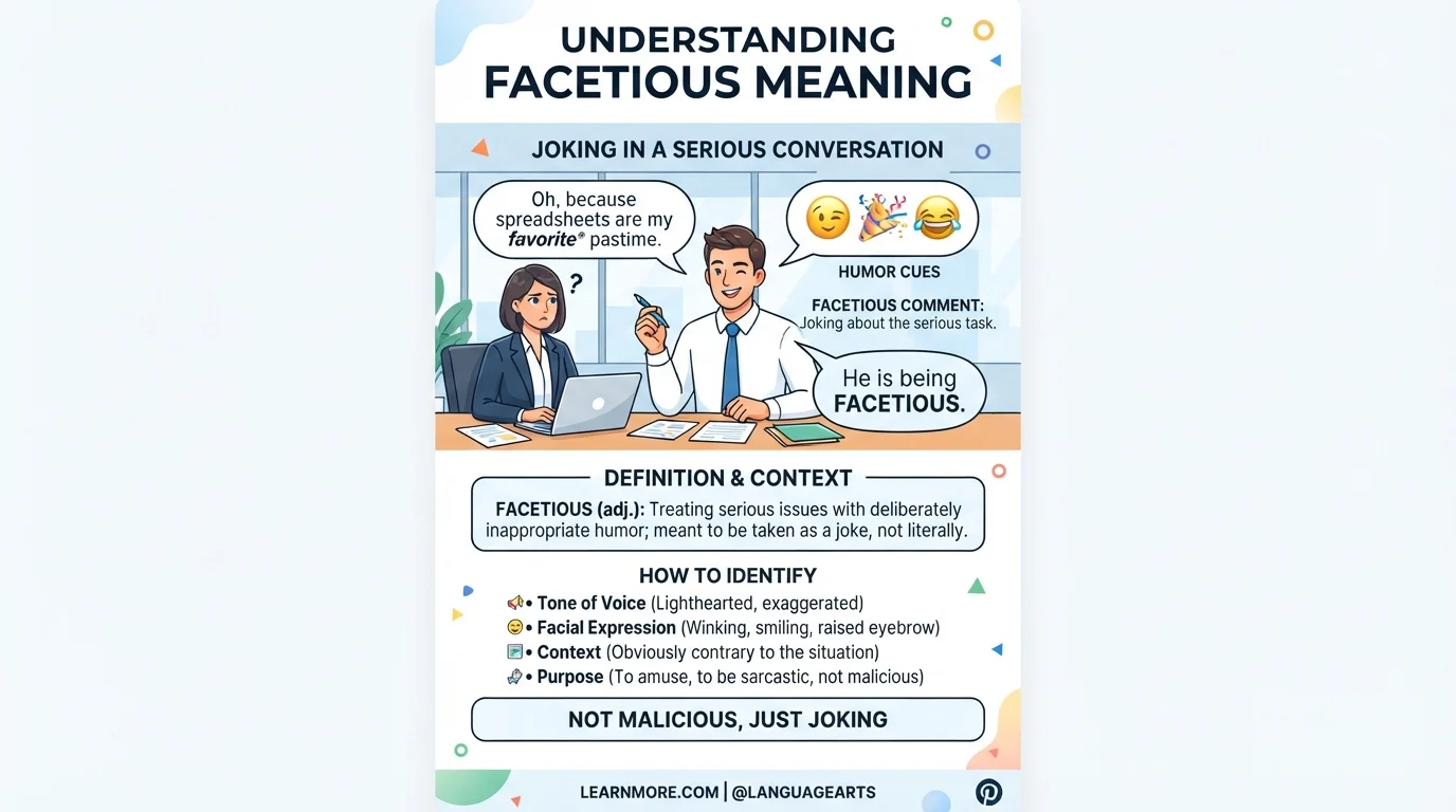 facetious meaning