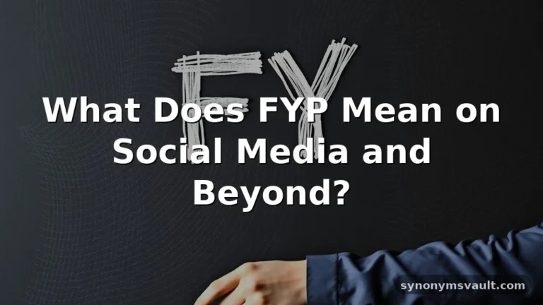 fyp meaning