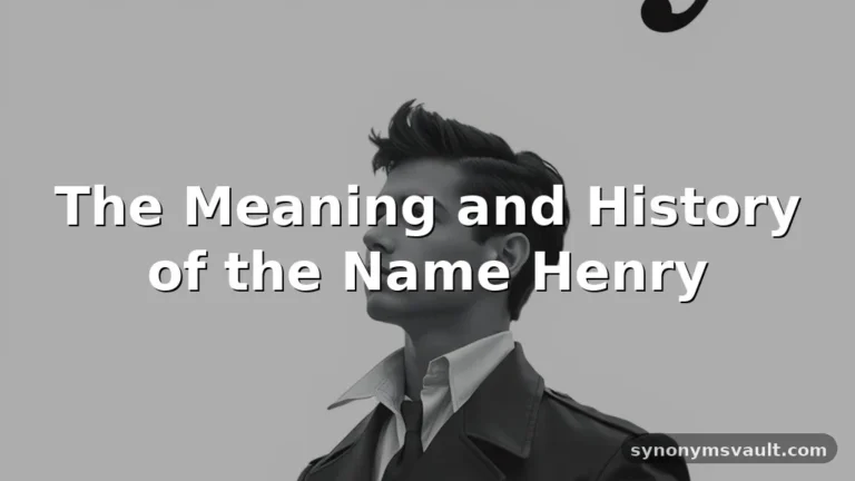 henry name meaning