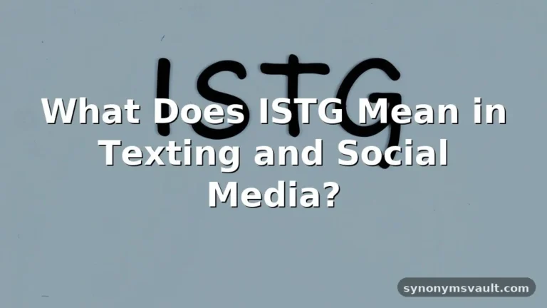 istg meaning