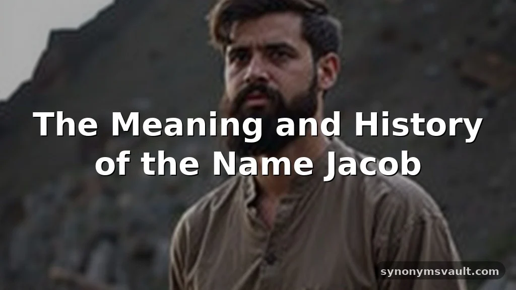 jacob name meaning