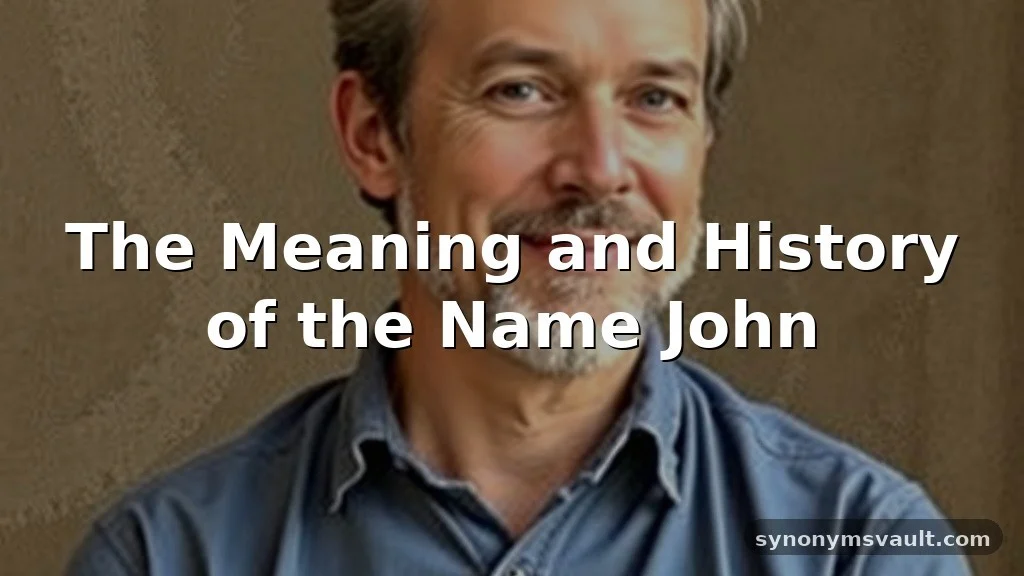 john name meaning