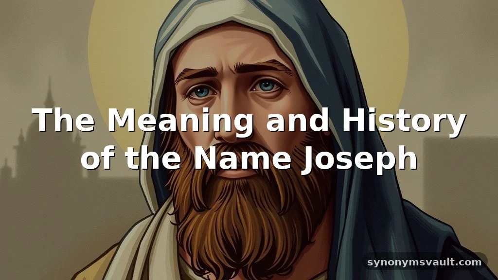 joseph name meaning