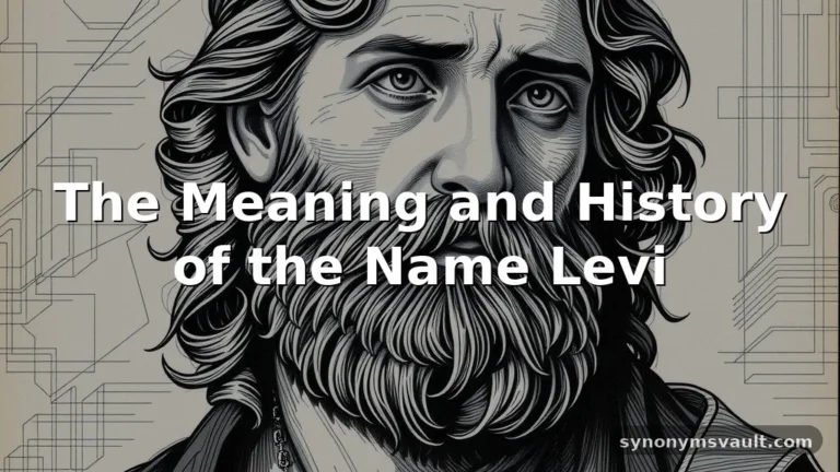 levi name meaning