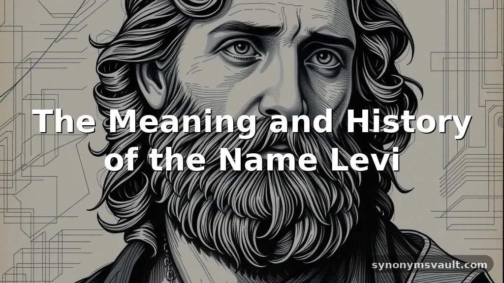 levi name meaning