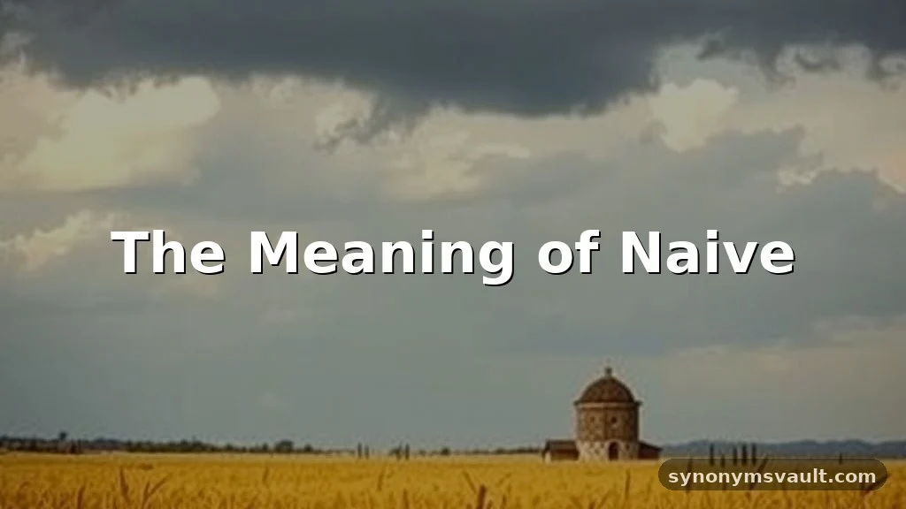 naive meaning