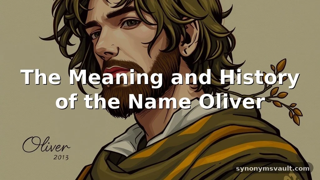oliver name meaning