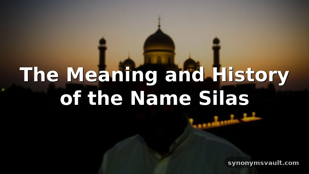 silas name meaning