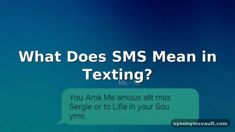 sms meaning