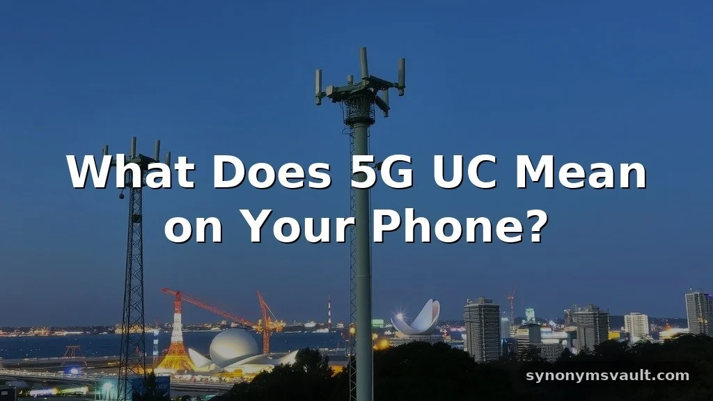 what does 5g uw mean