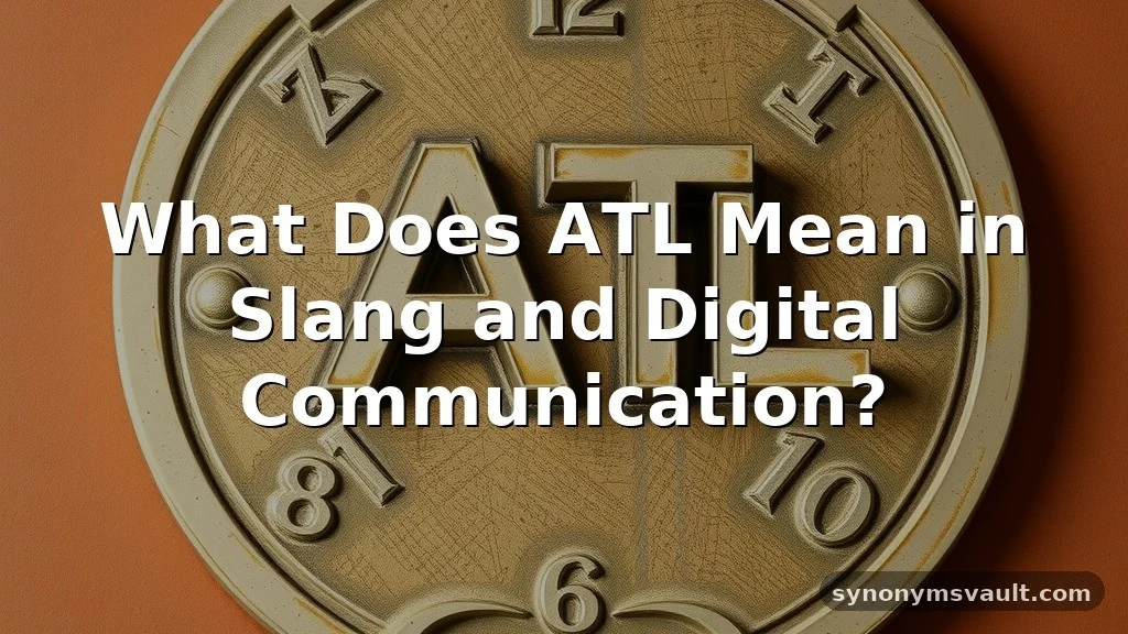 what does atl mean