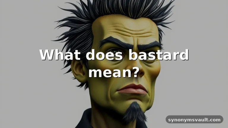 what does bastard mean
