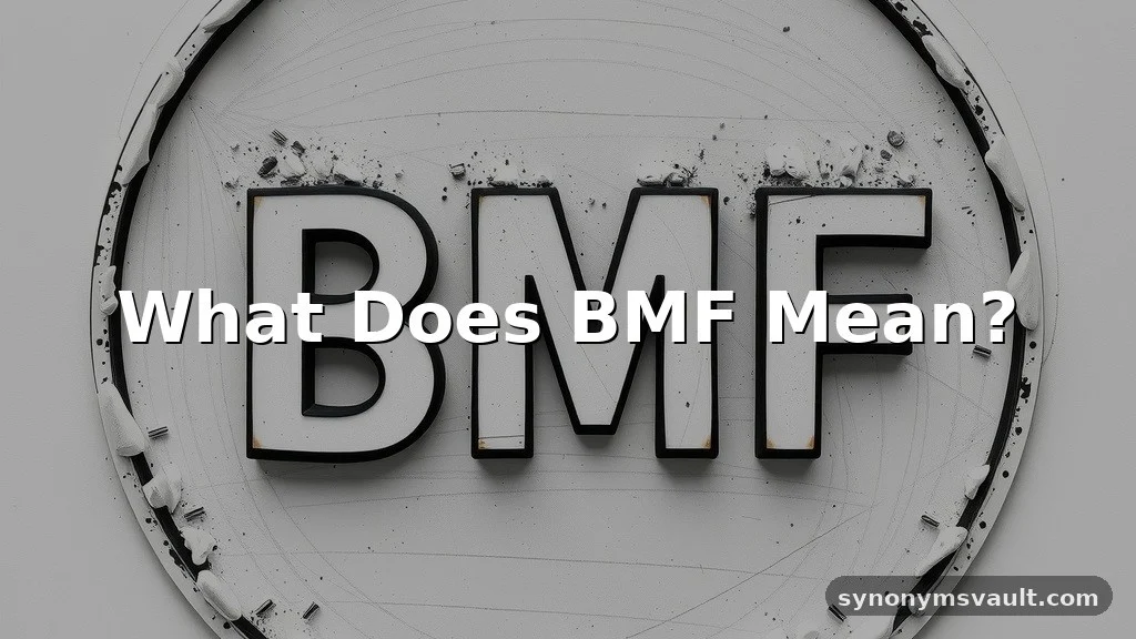 what does bmf mean