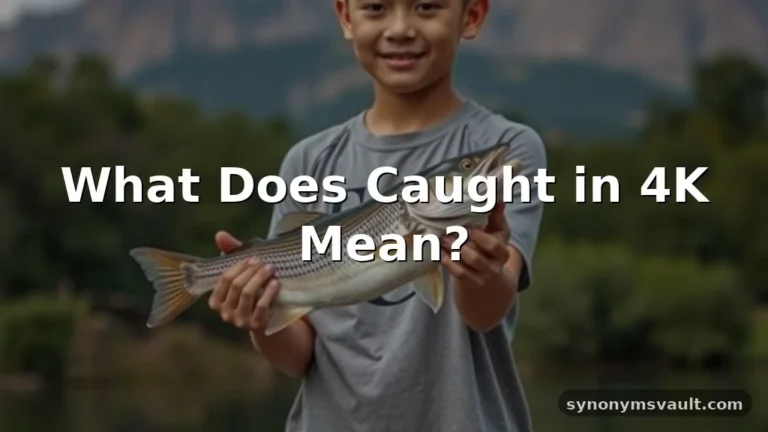 what does caught in 4k mean