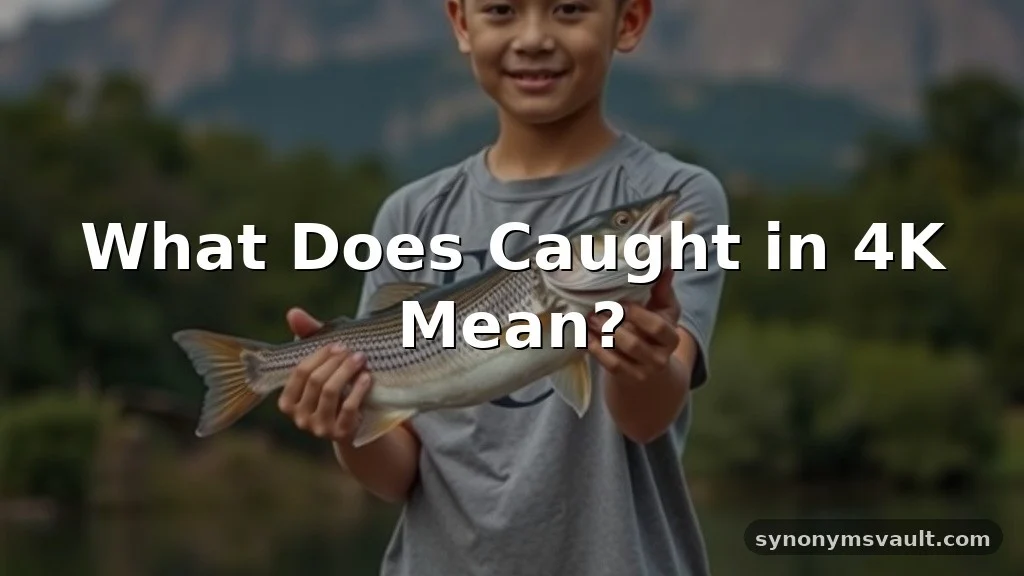 what does caught in 4k mean