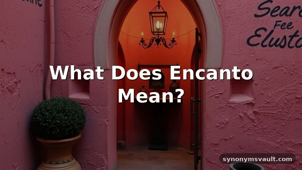 what does encanto mean