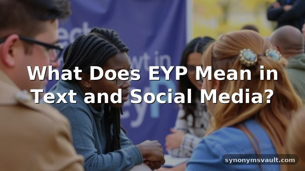 what does eyp mean in text