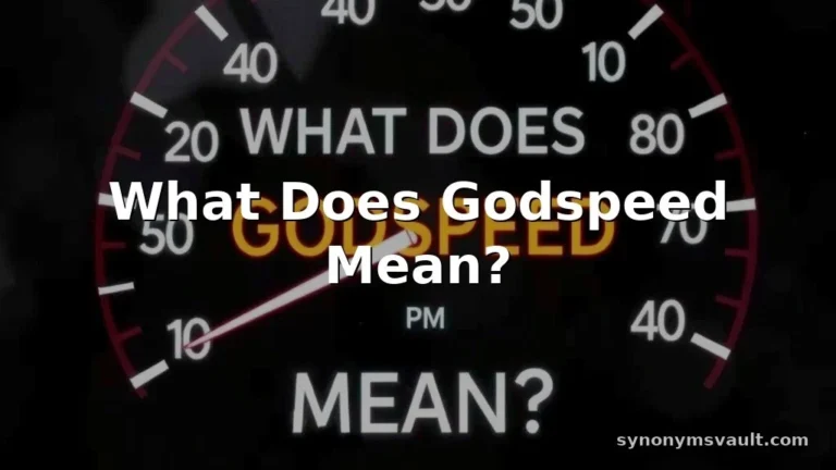 what does godspeed mean