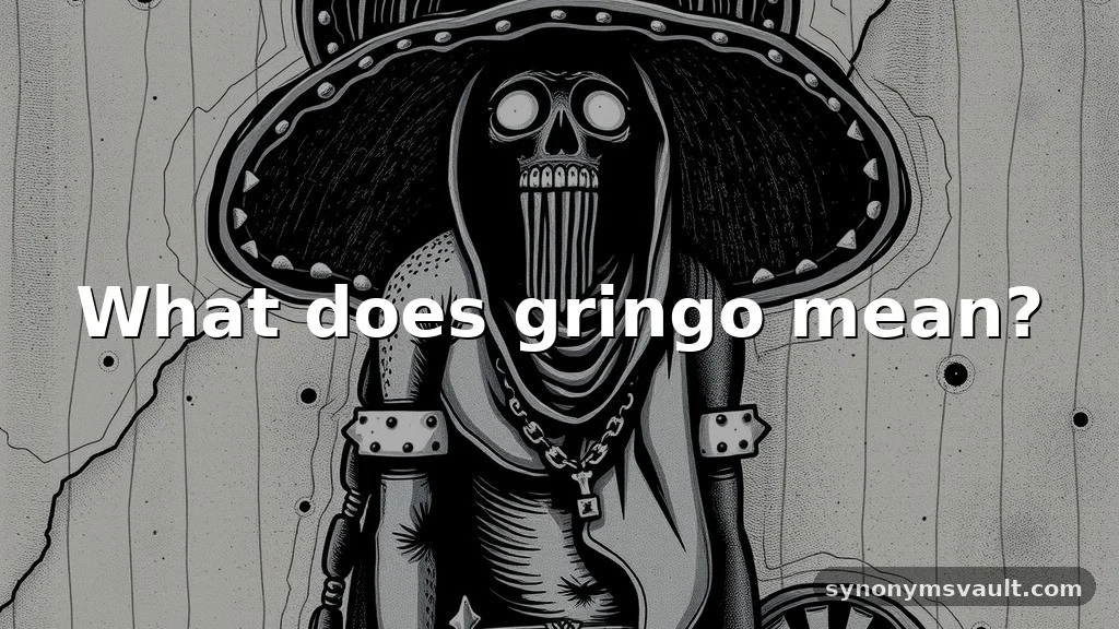 what does gringo mean