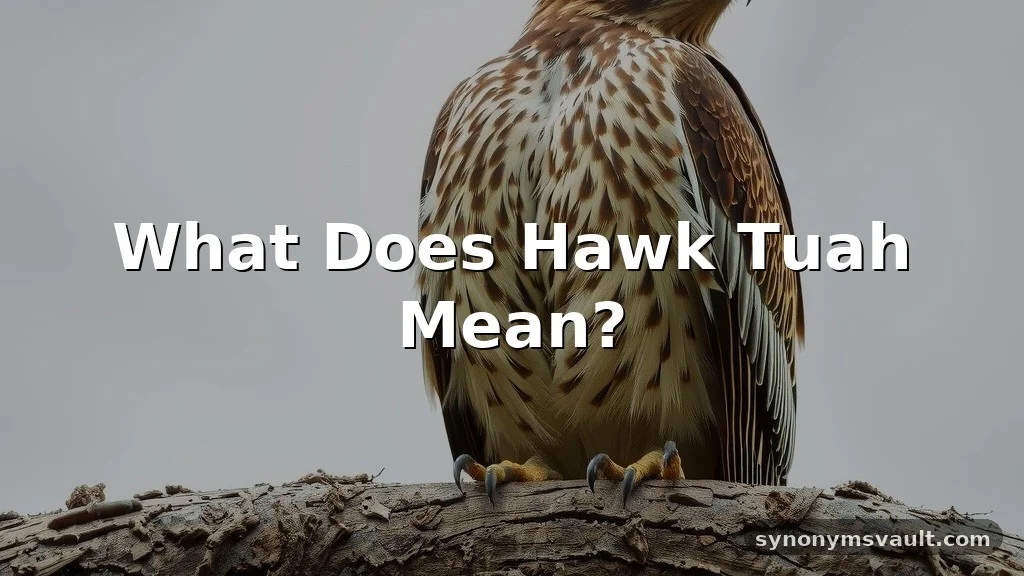 what does hawk tuah mean