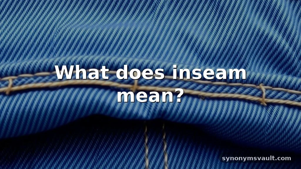 what does inseam mean