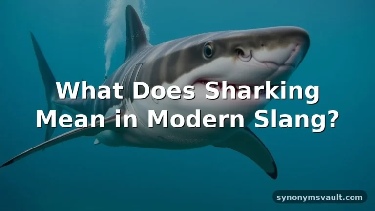 what does sharking mean