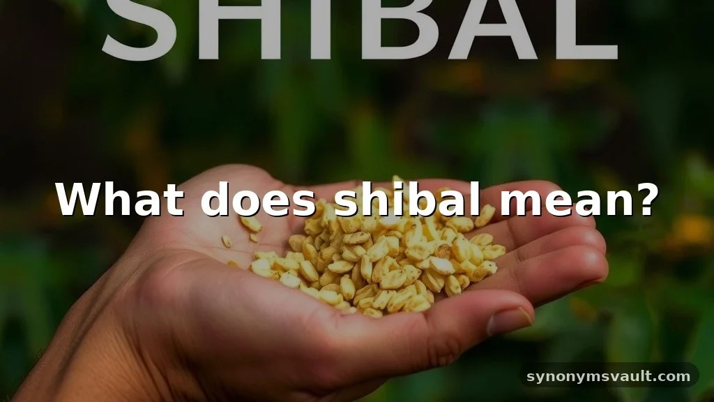 what does shibal mean