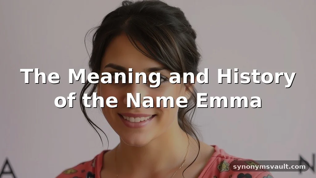 what does the name emma mean