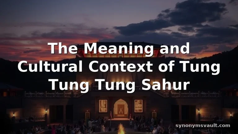 what does tung tung tung sahur mean