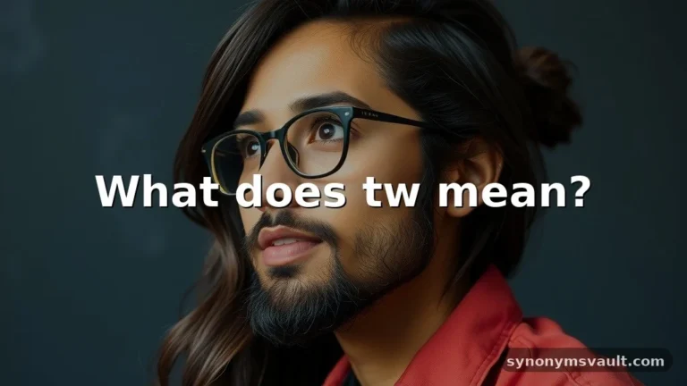 what does tw mean