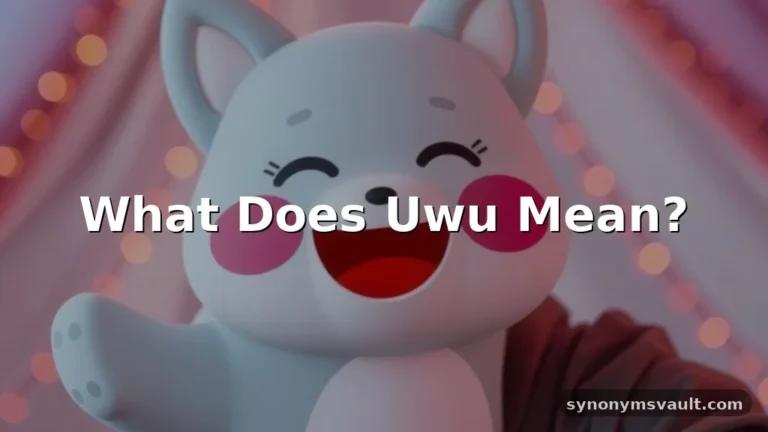 what does uwu mean