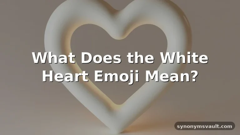 what does white heart mean