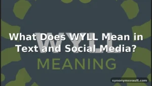 wyll meaning