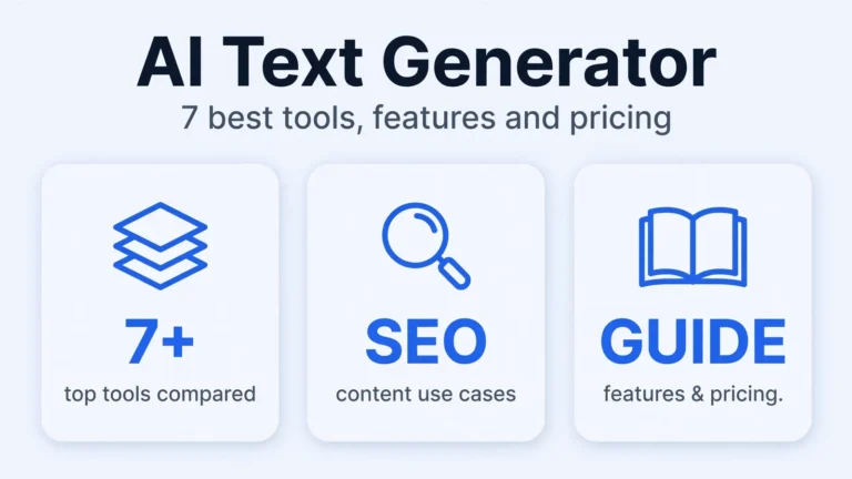 AI Text Generator featured infographic