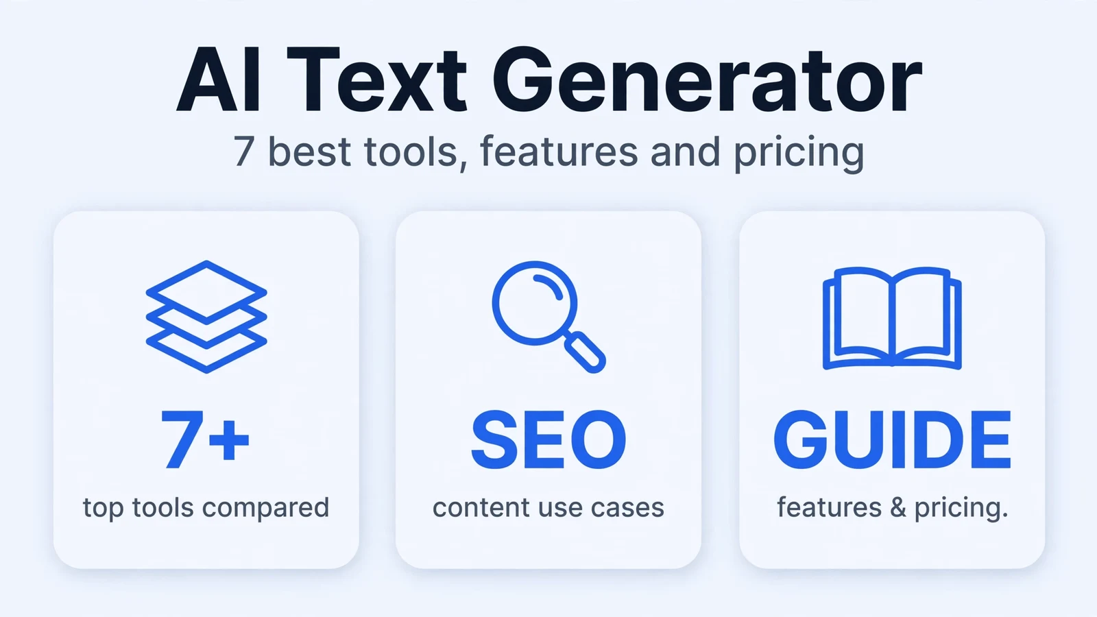 AI Text Generator featured infographic