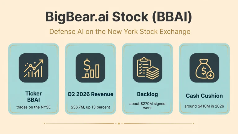 BigBear.ai stock featured infographic