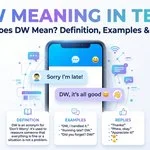 dw meaning in text