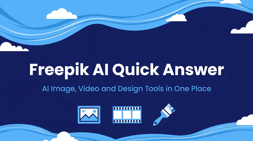 Freepik AI quick answer overview of AI image, video and design tools