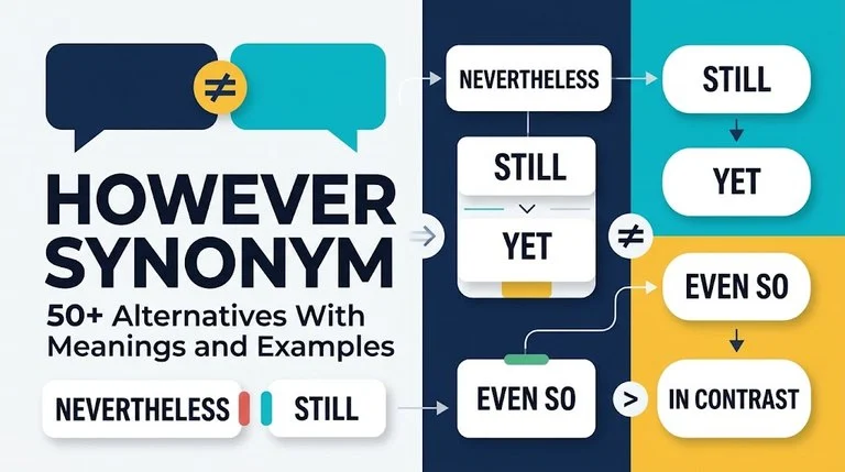 however synonym