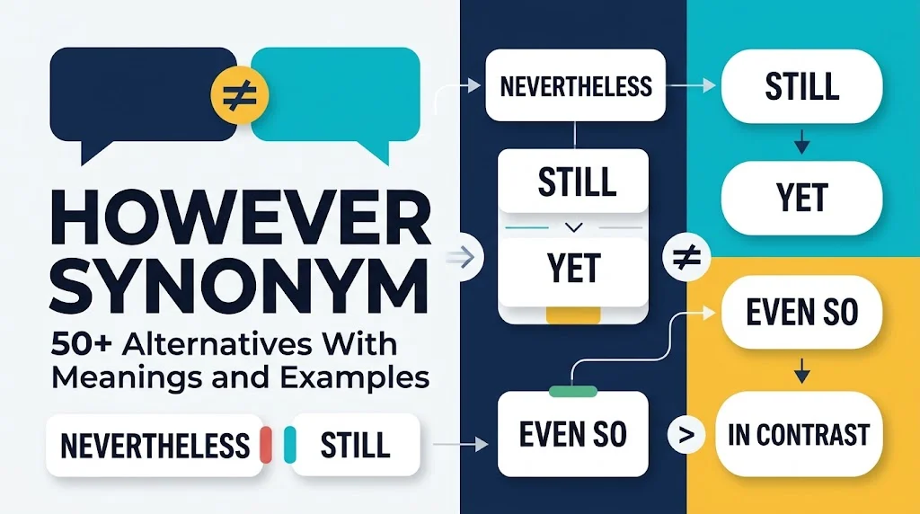 however synonym
