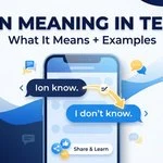 ion meaning in text