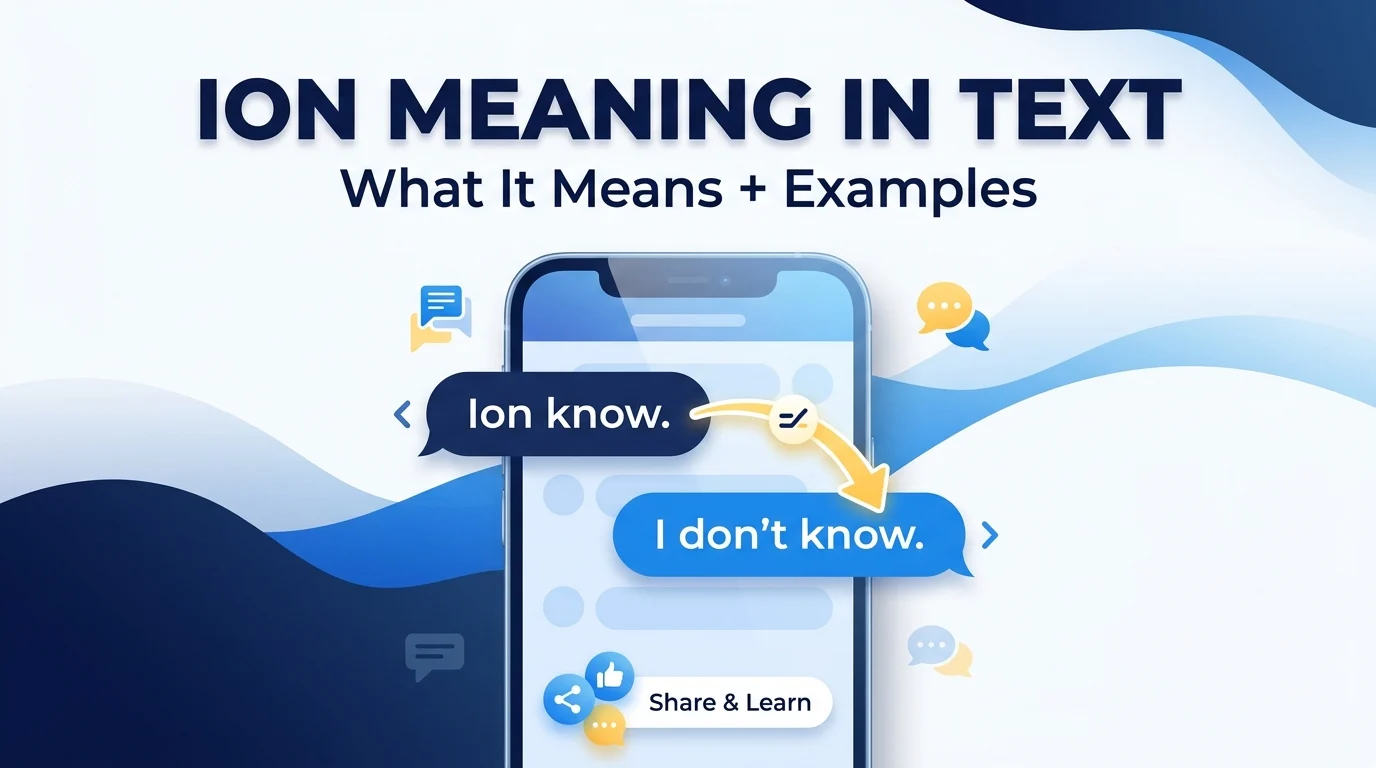 ion meaning in text