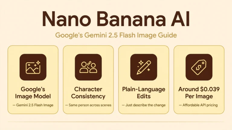 Nano Banana AI featured infographic