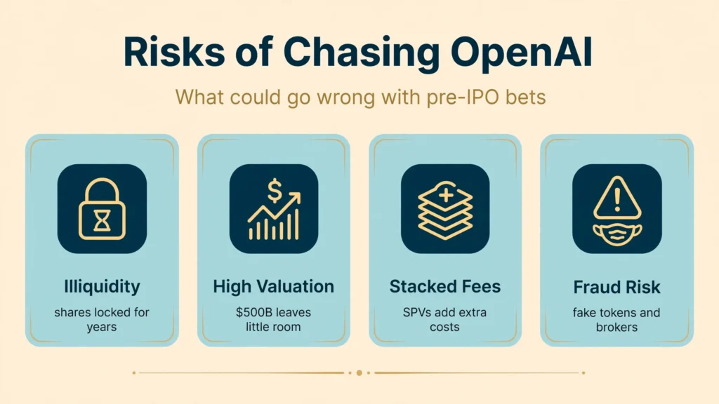 OpenAI stock risks infographic
