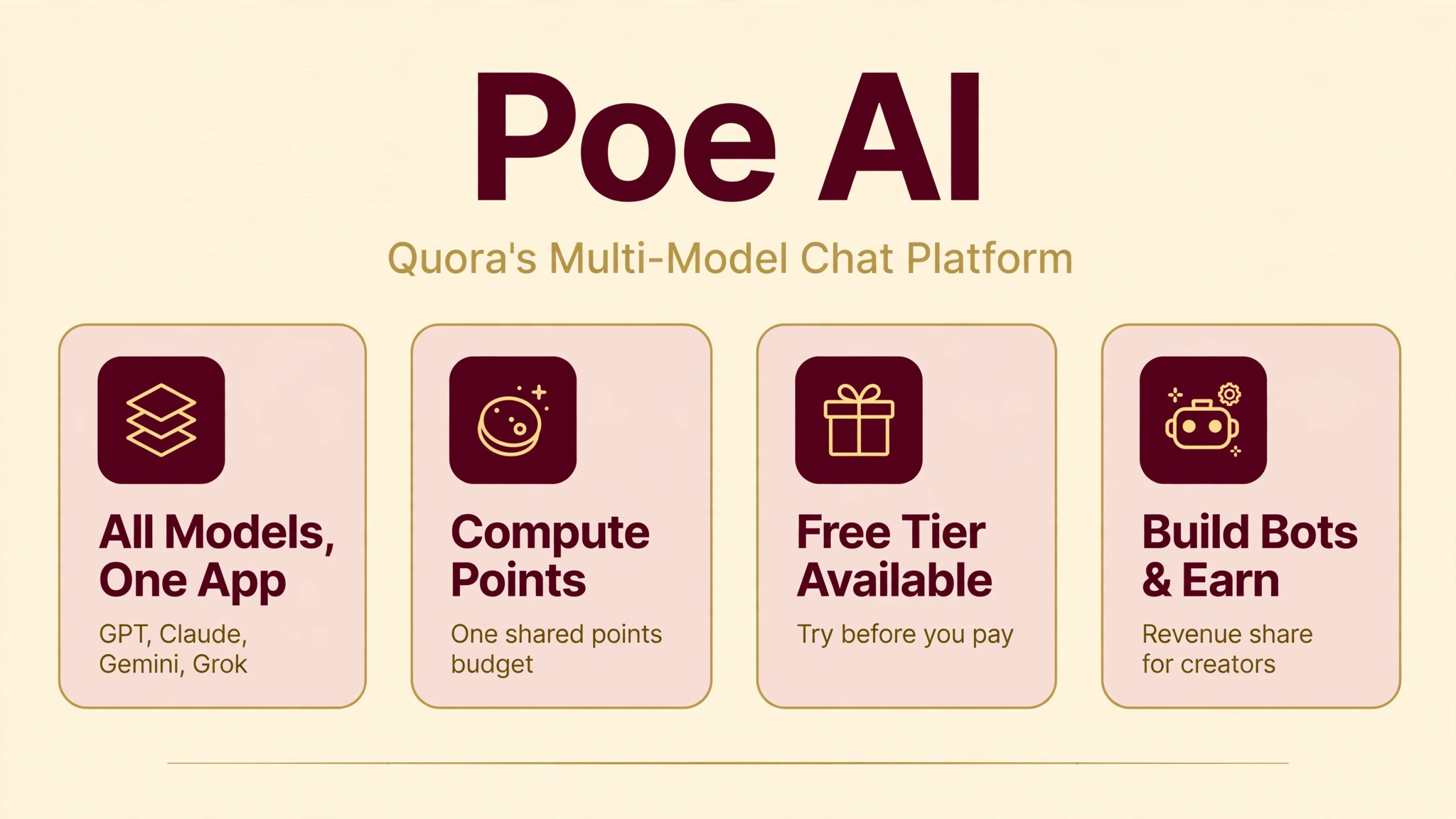 Poe AI featured infographic