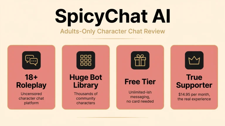 SpicyChat AI featured infographic