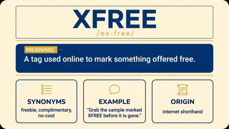xfree meaning infographic